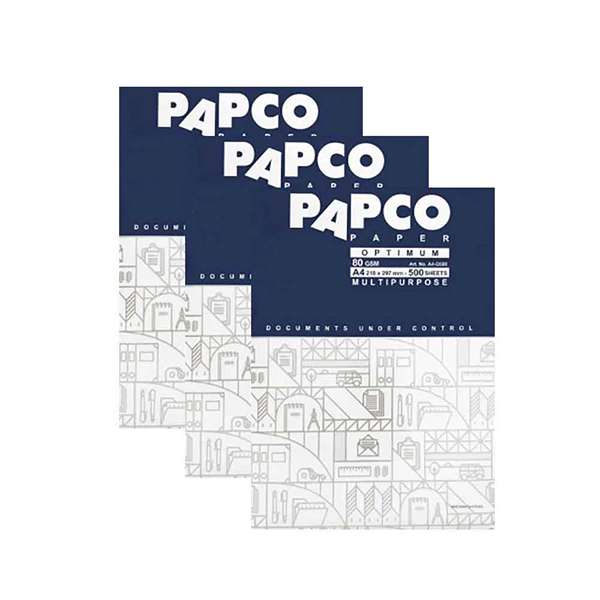 کاغذ A4 پاپکو مدل اپتیمم بسته 1500 عددی