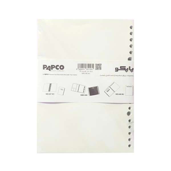 کاغذ کلاسور پاپکو سایز A5 بسته 100 عددی T255