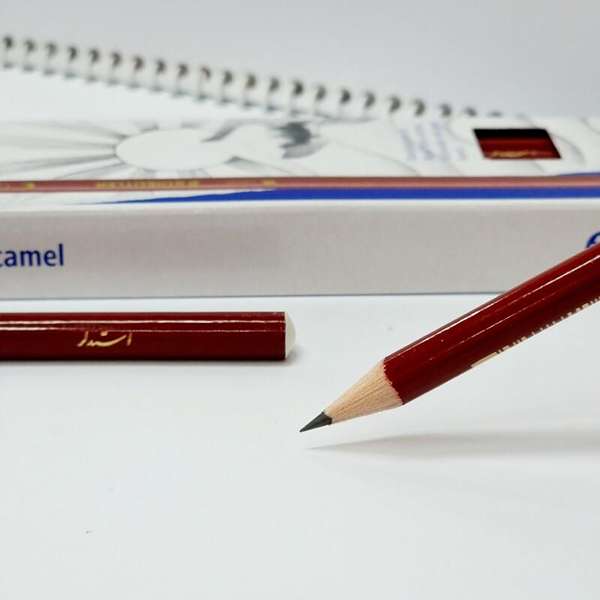 مداد مشکی استدلر مدل Camel بسته 12 عددی