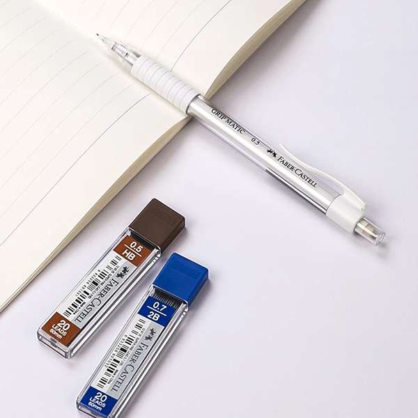 مداد نوکی 0.5 میلی متری فابر کاستل مدل آنتی شوک دار کد T-859 Grip Matic